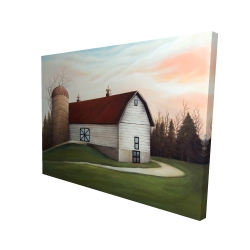 White barn