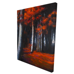 Canvas 36 x 48 - 3D - Mysterious forest