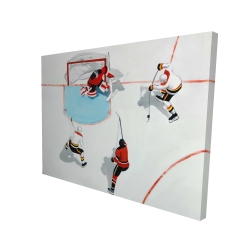 Partie de hockey mouvementé
