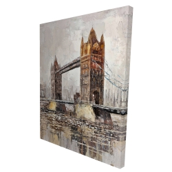Canvas 36 x 48 - 3D - London tower bridge