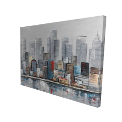 Abstract city skyline