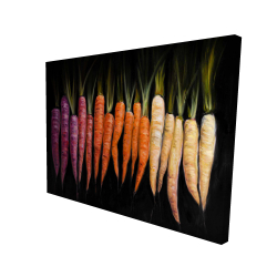Canvas 36 x 48 - 3D - Colorful carrots