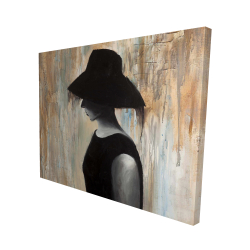 Audrey hepburn with a big hat