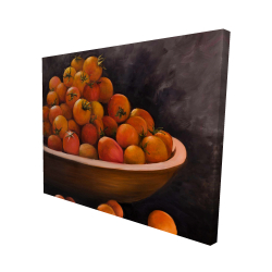 Canvas 48 x 60 - 3D - Bowl of cherry tomatoes