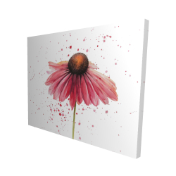 Canvas 48 x 60 - 3D - Pink daisy