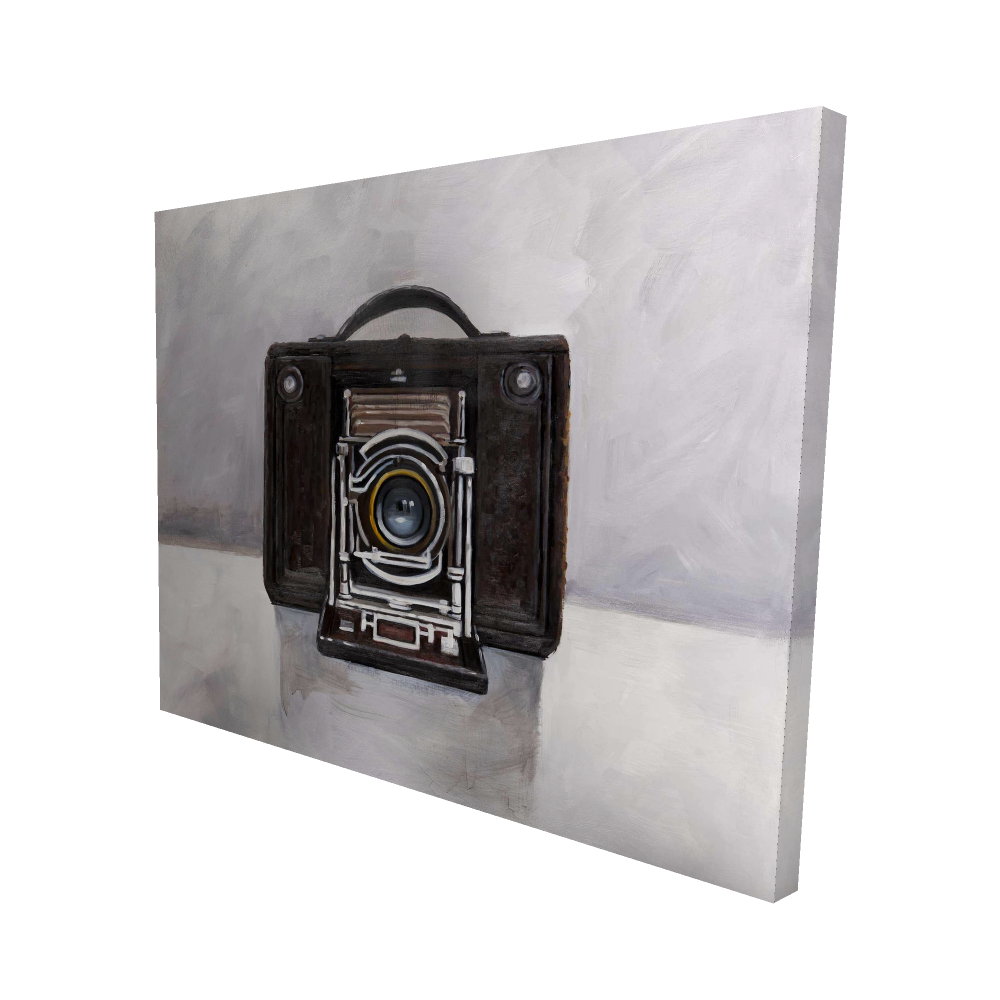 Canvas 48 x 60 - 3D - Old camera