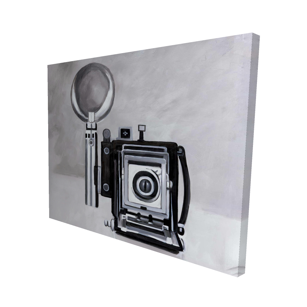 Toile 48 x 60 - 3D - Appareil photo antique