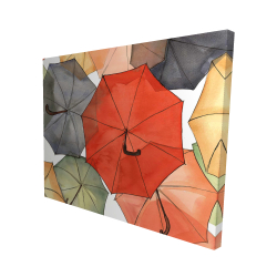 The umbrellas of petit champlain