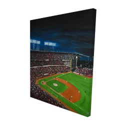 Canvas 48 x 60 - 3D - Baseball game