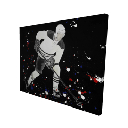 Hockey player ready for action