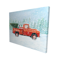 Christmas tree truck