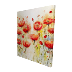 Jardin de fleurs rouge