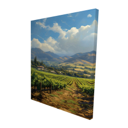 Canvas 48 x 60 - 3D - Exotic farm