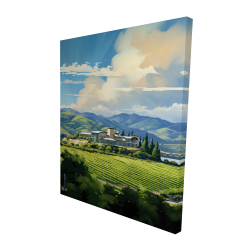 Canvas 48 x 60 - 3D - Peaceful day