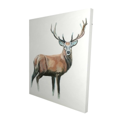 Canvas 48 x 60 - 3D - Deer