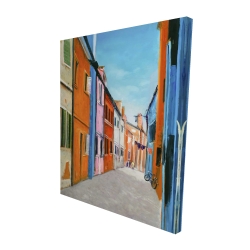 Colorful houses in italy