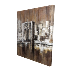 Aged finish brooklyn bridge