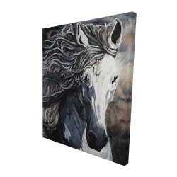 Front wild horse