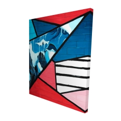 Canvas 48 x 60 - 3D - Diagonal unity