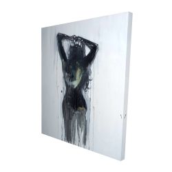 Canvas 48 x 60 - 3D - Female silhouette