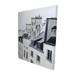 Canvas 48 x 60 - 3D - Historical buildings
