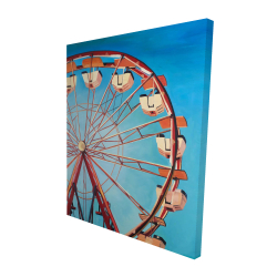 Canvas 48 x 60 - 3D - Ferris wheel by a beautiful day