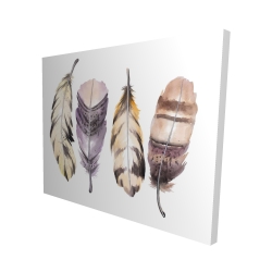 Purple feather set