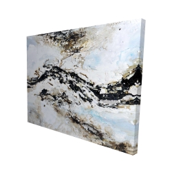 Abstract and texturized paint splash