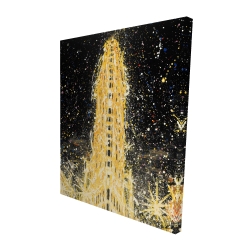 Abstract flatiron building