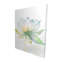 Canvas 48 x 60 - 3D - Lotus flower