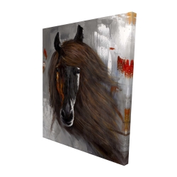 Proud brown horse