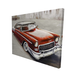 Canvas 48 x 60 - 3D - Vintage classic car