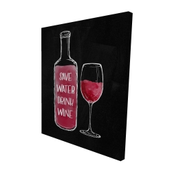 Sauvez l'eau buvez du vin