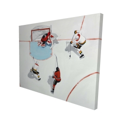 Partie de hockey mouvementé