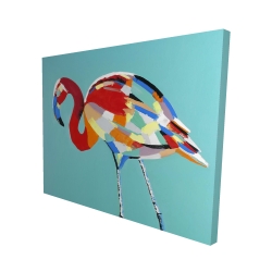 Abstract flamingo