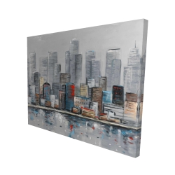 Abstract city skyline
