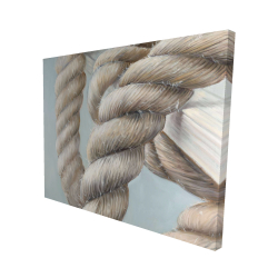Boat rope knot closeup