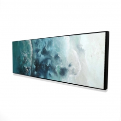 Framed 16 x 48 - 3D - Seaside of the caribbean