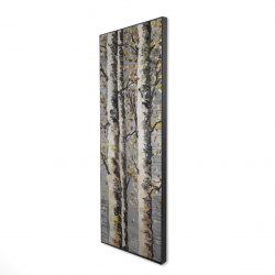 Blossoming birches