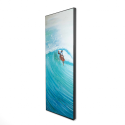 Surfer in the middle of the wave