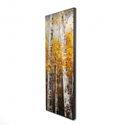 Framed 20 x 60 - 3D - Birches by sunny day