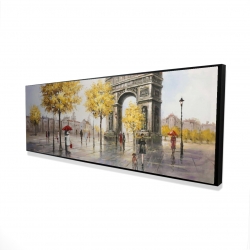 Arc de triomphe to paris