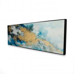 Marbre bleu et doré