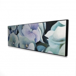 Framed 16 x 48 - 3D - Hydrangea plant