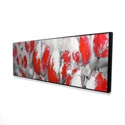 Abstract red tulips