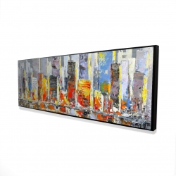 Color splash cityscape