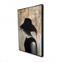 Audrey hepburn with a big hat