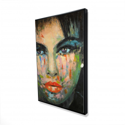 Framed 24 x 36 - 3D - Abstract portrait