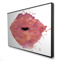 Watercolor pink lipstick