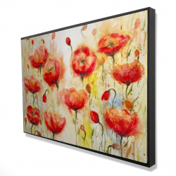 Jardin de fleurs rouge